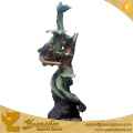 Bronze large size two mermaid fountain BAS-T109V